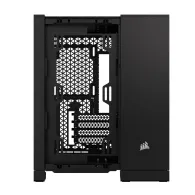 2500d airflow tempered glass micro-atx negru
