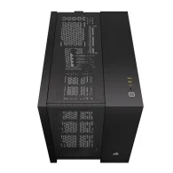 2500d airflow tempered glass micro-atx negru