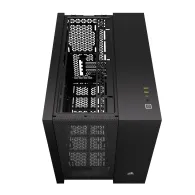 2500d airflow tempered glass micro-atx negru