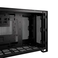 2500d airflow tempered glass micro-atx negru