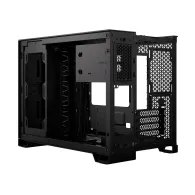 2500d airflow tempered glass micro-atx negru