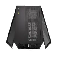 2500d airflow tempered glass micro-atx negru