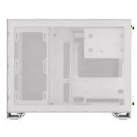 2500d airflow tempered glass micro-atx alb