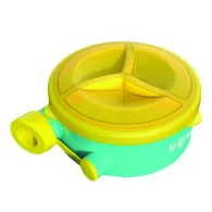 Recipient lapte praf cu 3 compartimente u-grow