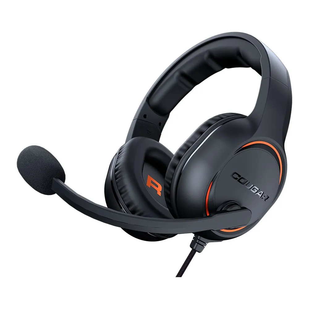 Cougar | hx330 orange | headset | stereo 3.5mm 4-pole