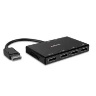 Lindy 38431 hub-uri de interfață DisplayPort Negru