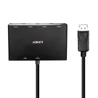 Lindy 38431 hub-uri de interfață DisplayPort Negru