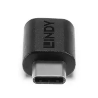 Lindy 41893 adaptor mufă cablu USB 3.2 Type C Negru
