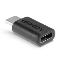 Lindy 41893 adaptor mufă cablu USB 3.2 Type C Negru