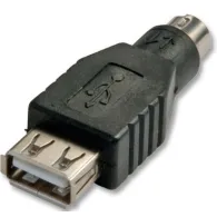 Lindy 70000 adaptor mufă cablu USB PS 2 Negru