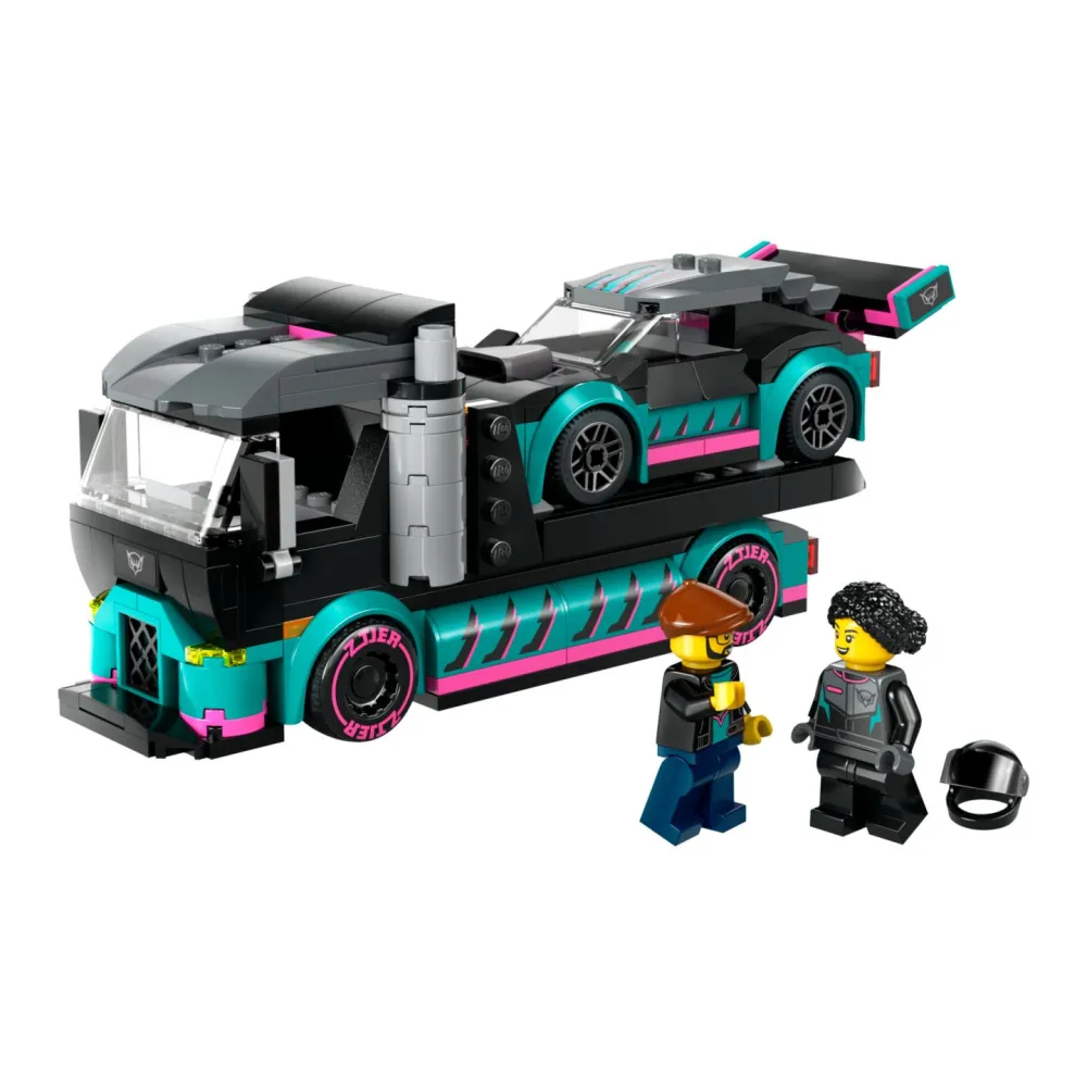 Masina curse&camion transp.lego 60406