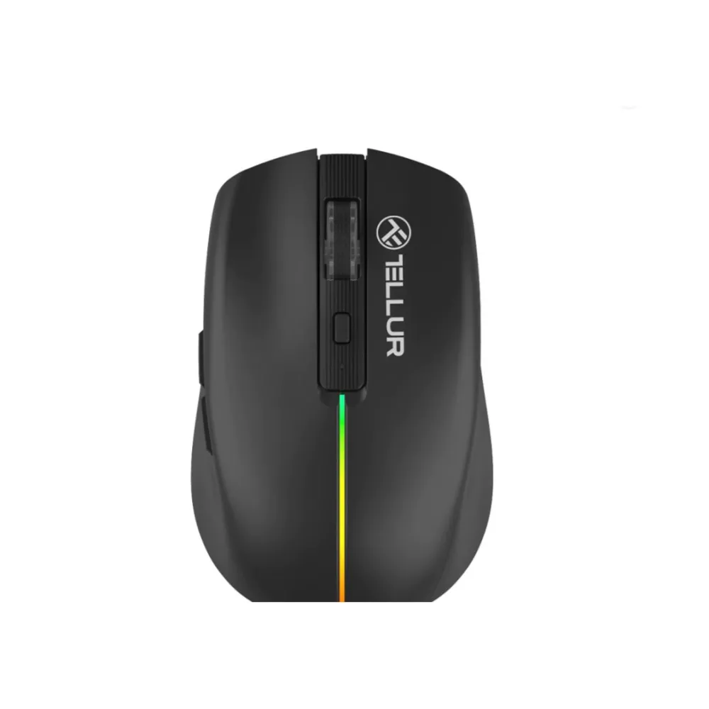 Mouse wireless tellur silent click interfata usb-c rezolutie 1600 dpi