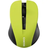 Canyon mw-1 yellow 2.4ghz wireless optical mouse with 3 buttons