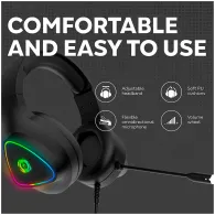 Canyon shadder gh-6 rgb gaming headset with microphone microphone frequency
