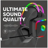 Canyon darkless gh-9a rgb gaming headset with microphone microphone frequency