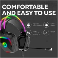 Canyon darkless gh-9a rgb gaming headset with microphone microphone frequency