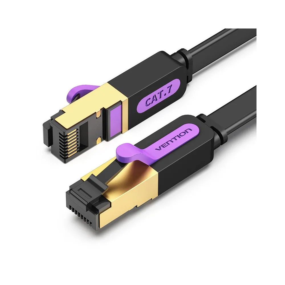Vention ICABD cabluri de rețea Negru 0,5 m Cat7