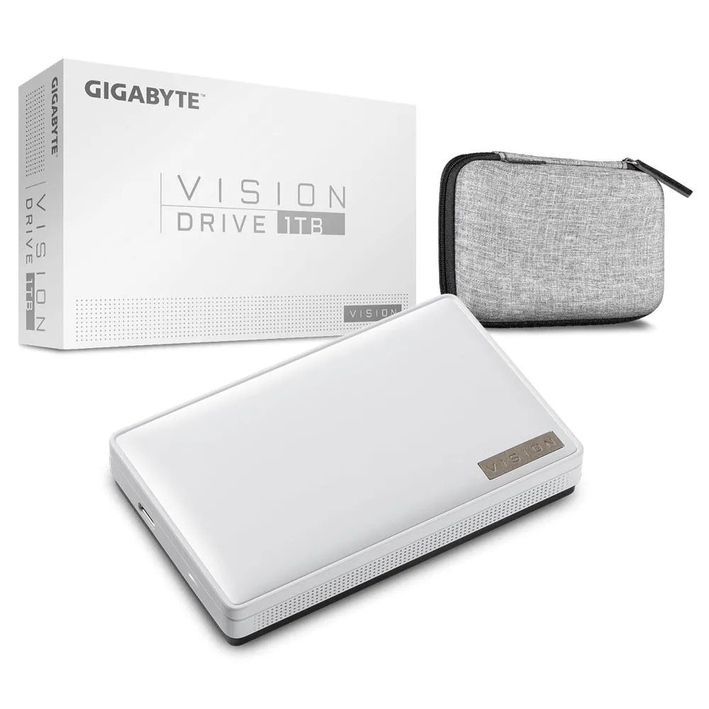 Gigabyte Vision Drive 1TB Negru, Alb