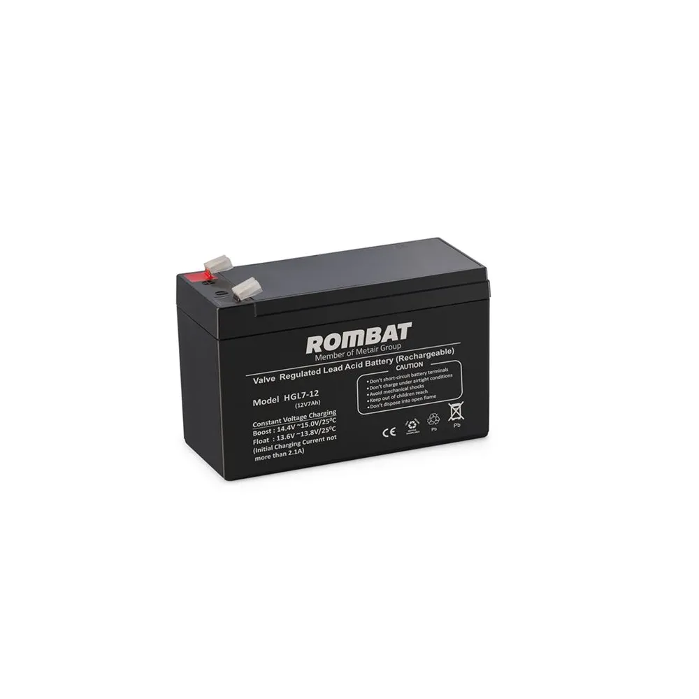 Acumulator stationar Rombat 12V 7Ah, 151x65x101mm