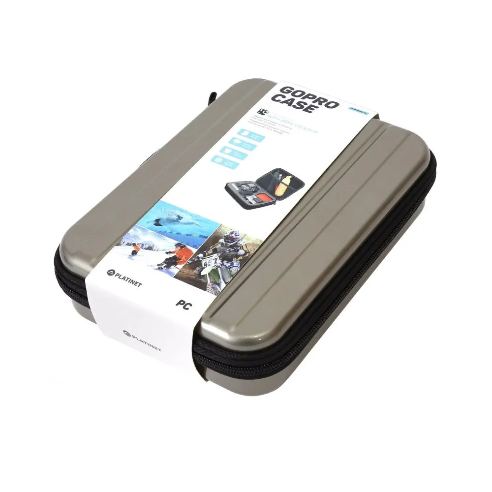 Etui camere actiune platinet