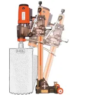 Cabel csn-14a-ba unitate antrenare carota 2700w + suport cu reglaj