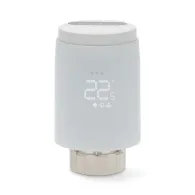 Cap termostat Smart pentru radiator Nedis, 2x AA, LCD, Android / IOS,  Zigbee 3.0