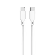 Cablu USB-C - USB-C, PD 60W, 2m, alb, cutie, Well