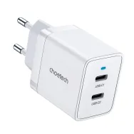 Incarcator retea Choetech Q5006, 2x USB-C, PD 40W, negru