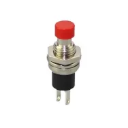 Buton Push 0.5A-250V ON-OFF, IP20, 7mm, rosu