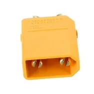 Mufa alimentare tata pe cablu, XT60, galben