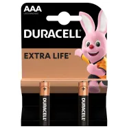 Baterie alcalina Duracell Basic R3 (AAA) 2 buc/blister