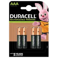 Acumulator NiMH Duracell R3 (AAA) 900mAh 4 buc/blister