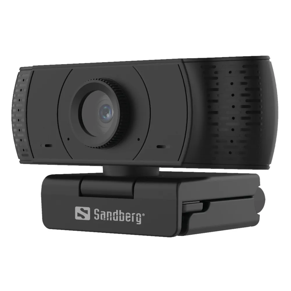 Camera Web Sandberg 134-16, 1080P, USB, microfon, negru