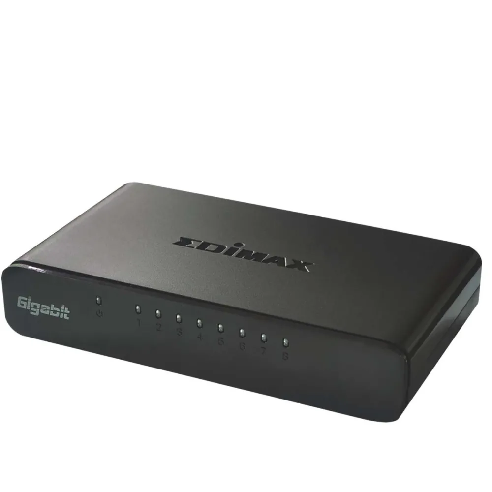 Switch Edimax ES-5800G V3, 8 porturi, Gigabit, cablu USB