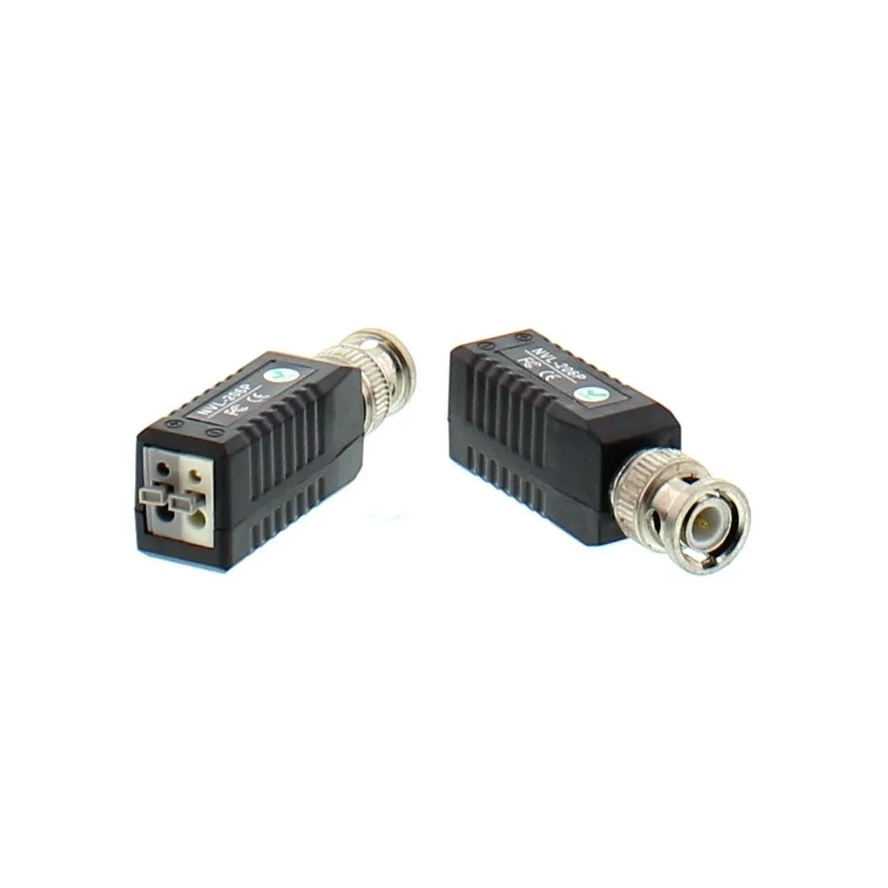 Video balun HD cu clip pentru cablu UTP/FTP