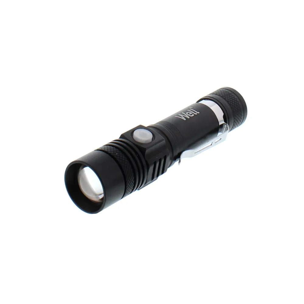 Lanterna T6 LED Well 350lm neagra