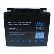 Acumulator plumb acid Well 12V 40AH, terminal M6