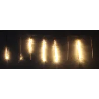 Ghirlanda luminoasa decorativa 8 turturi lumina alba cablu transparent, WELL