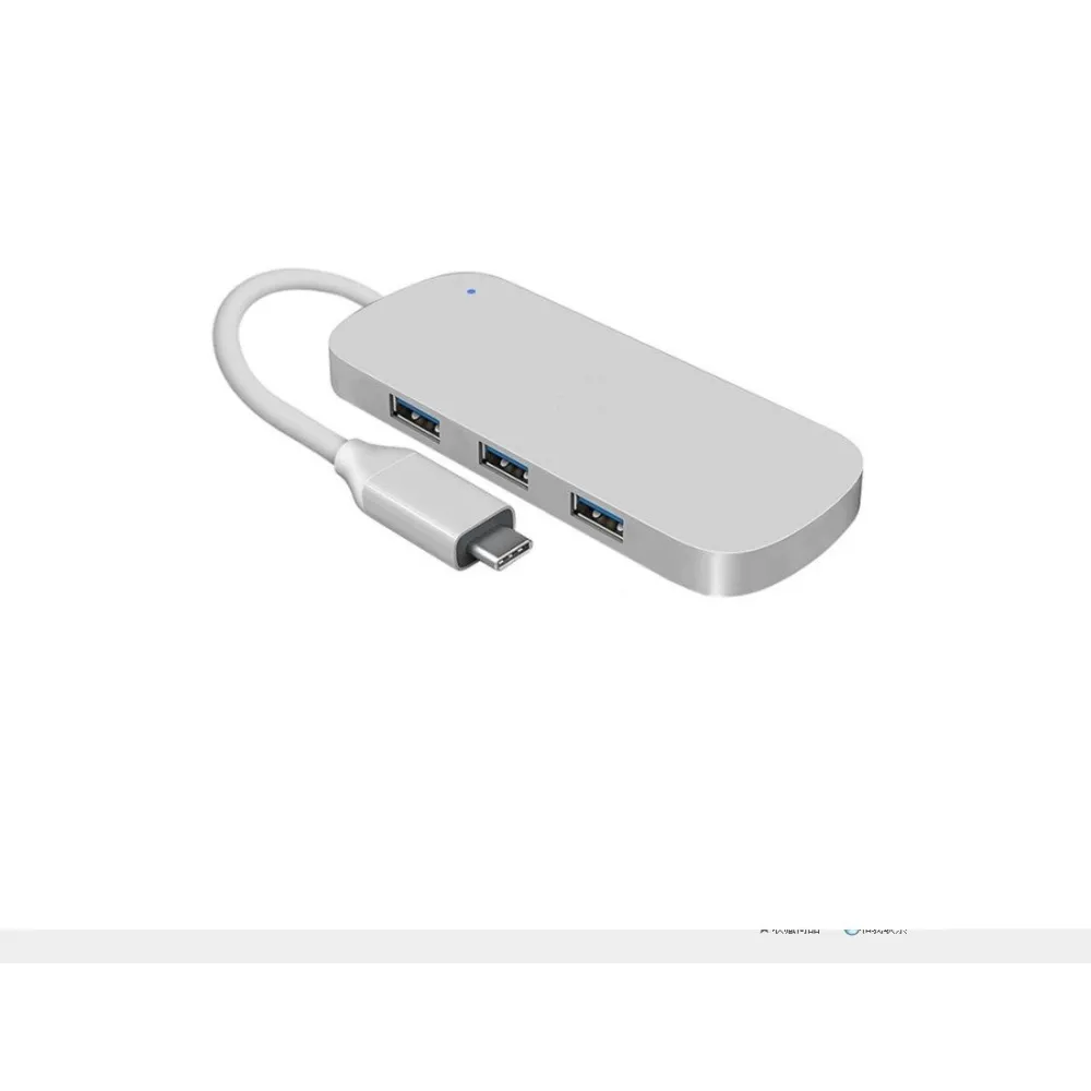 Adaptor USB-C la 3x USB3.0 si cititor de card