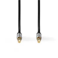 Cablu Audio Stereo Nedis 2.5mm - 3.5mm, 1m, negru
