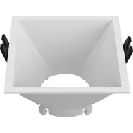 Rama spot GU10/MR16 patrata alba PC 93x53mm Well