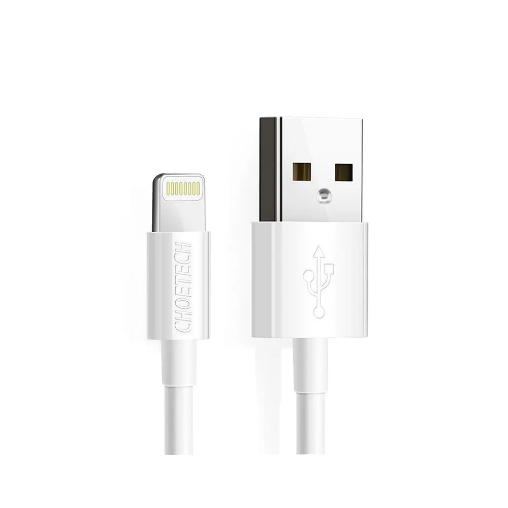 Cablu USB 2.0 A tata - Lightning MFi, 1.2m, alb, IP0026 Choetech