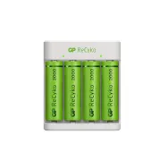 Incarcator E411 AA/AAA (R3/R6) NiMH acumulatori 2000mAh 4 buc GP