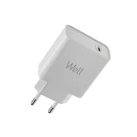 Incarcator retea Well, 1x USB-C PD 20W, cutie, alb