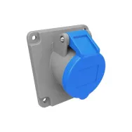 Priza industriala Bemis BC1-1403-2420, 2P+E, 16A, 220V, unghi 45° IP44