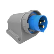 Fisa industriala Bemis BC1-1403-7236, 2P+E, 16A, 220V, aparenta, unghi 90º IP67