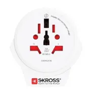 Adaptor priza universal Skross 1.500267, World la UK cu USB