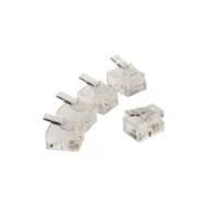 Conector transparent RJ11 tata, 10 bucati, Valueline