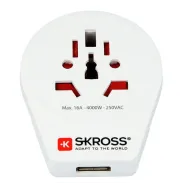 Adaptor priza Skross 1.500266, universal World - EU cu USB