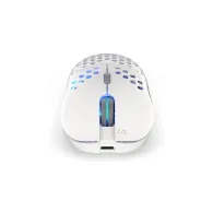 Lix wireless onyx white 16000 dpi 69 g alb